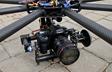 Cinestar 8 Octocopter with Canon EOS 5D